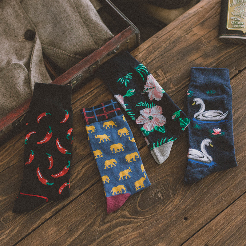 Men's Retro Socks Gift Box