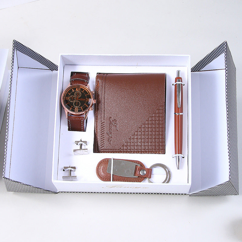 Men's Business Watch Belt Gift Basket