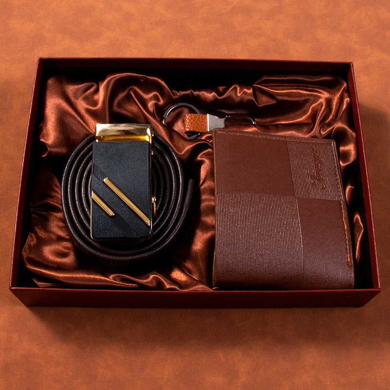 Men's Business Watch Belt Gift Basket