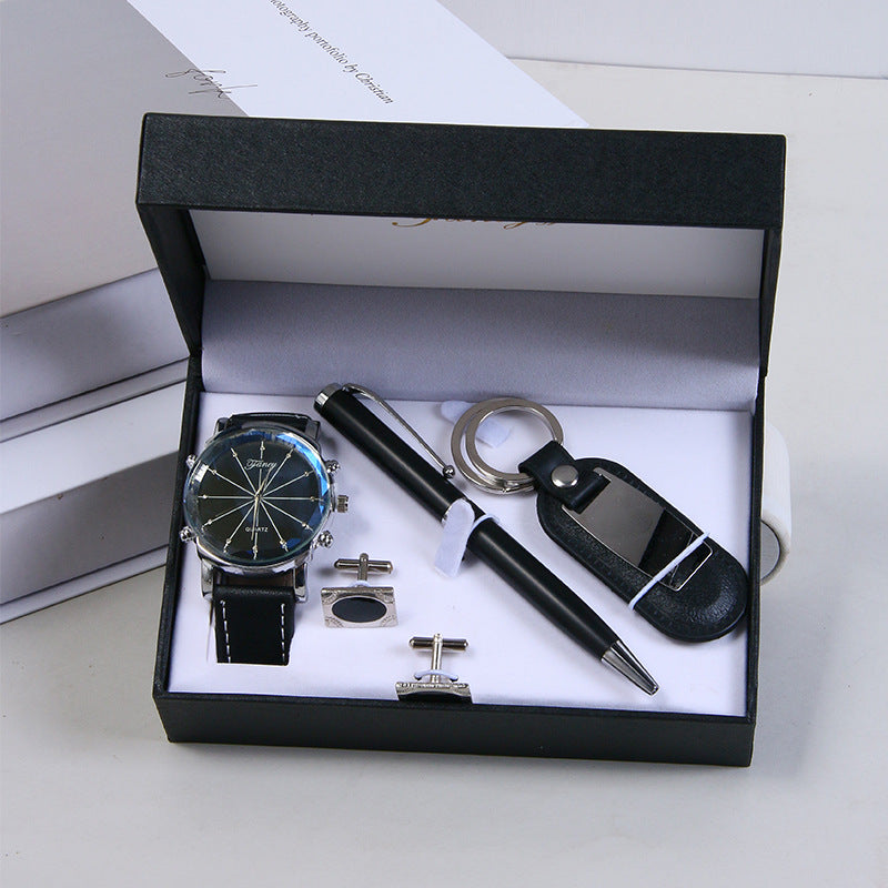 Men's Business Watch Belt Gift Basket
