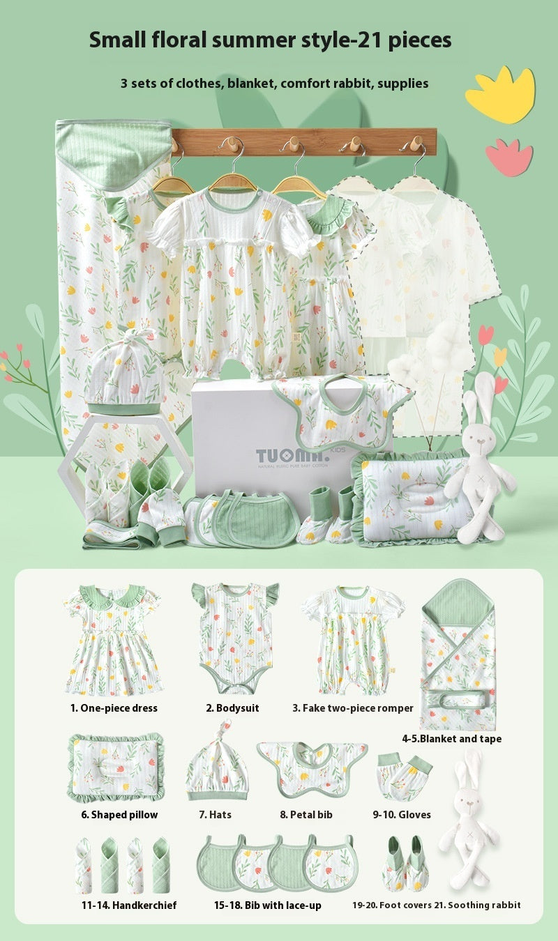 Babies Newborn Summer Thin Floral Gift Box