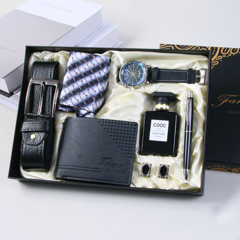 Men's Business Watch Belt Gift Basket