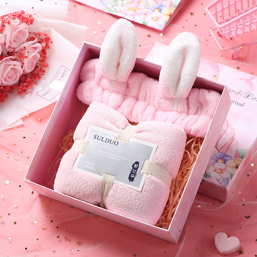 Birthday Girl Cup Towel Gift Basket