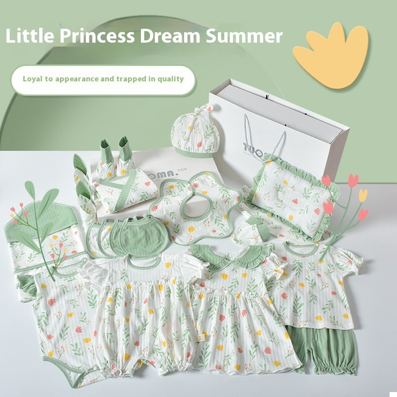 Babies Newborn Summer Thin Floral Gift Box