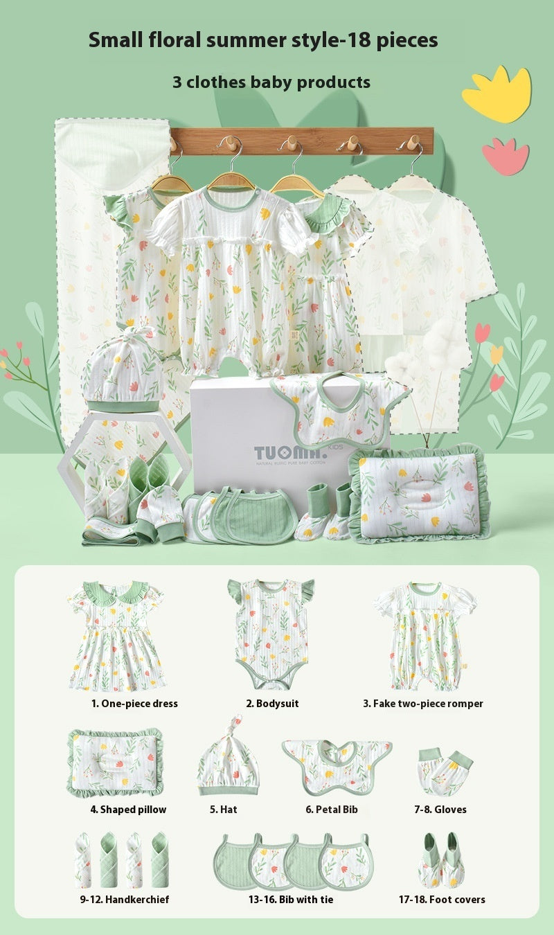Babies Newborn Summer Thin Floral Gift Box