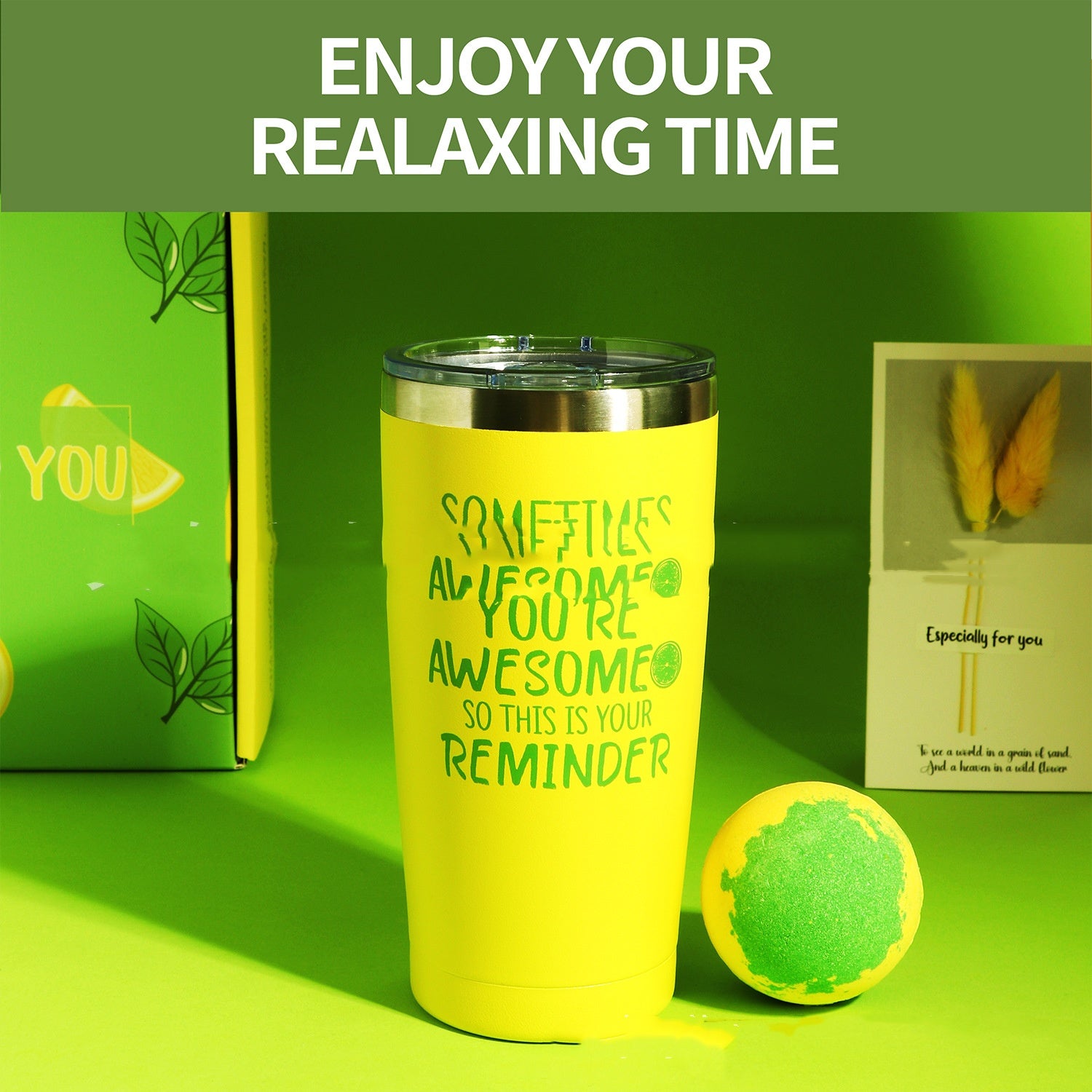 Bight Lemon Birthday Gift Basket