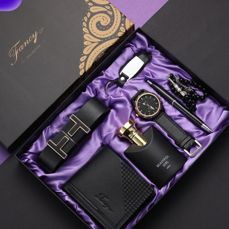 Men's Business Watch Belt Gift Basket