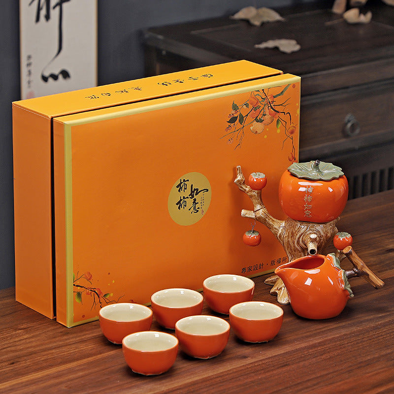 Business Ceramic Tea Set Gift Box