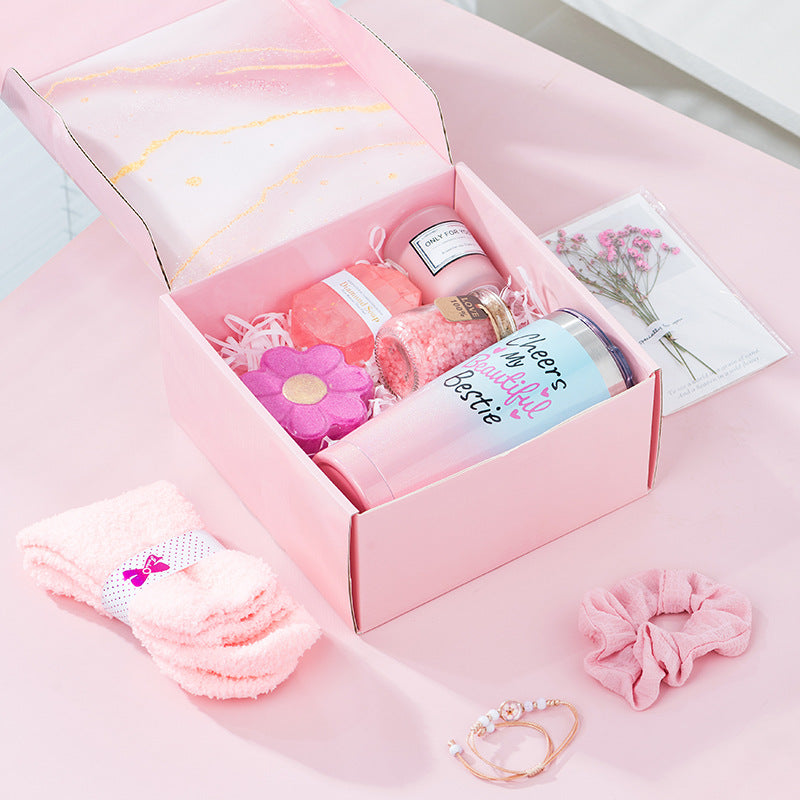 Aromatherapy Candle Bath Set Gift Box
