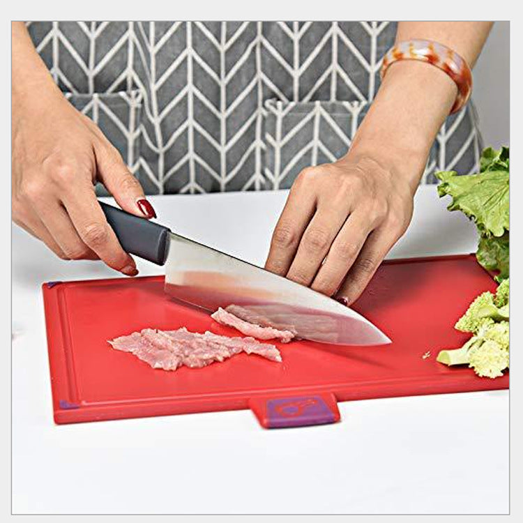 Stainless Steel Knife With Cutting Board Gift Box