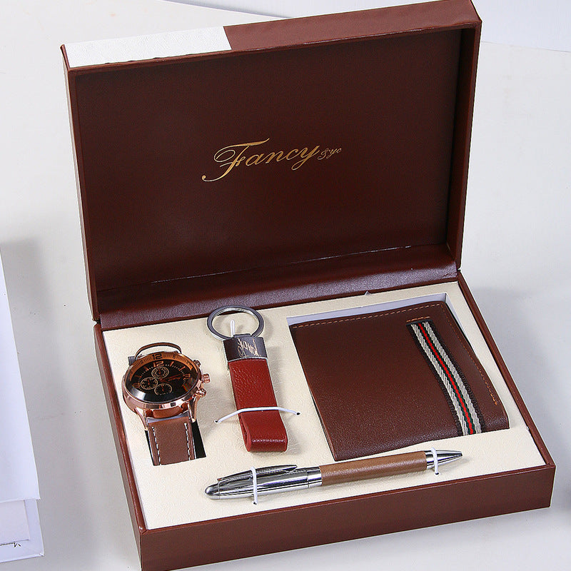 Men's Business Watch Belt Gift Basket