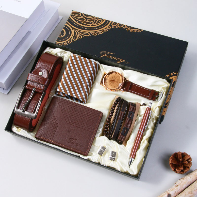 Men's Business Watch Belt Gift Basket