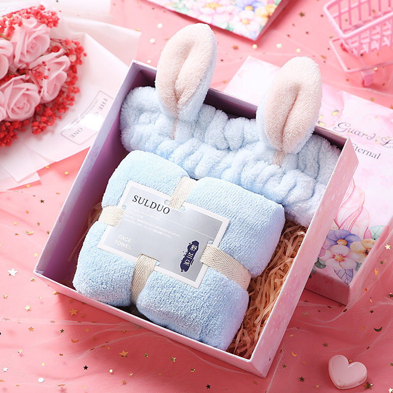 Birthday Girl Cup Towel Gift Basket