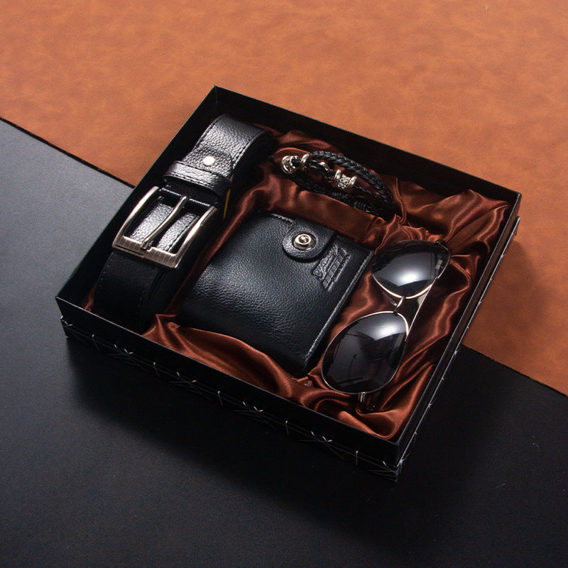 Men's Business Watch Belt Gift Basket