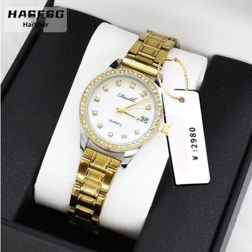 Women's Luxury Diamond Watch & Bracelet Gift Box