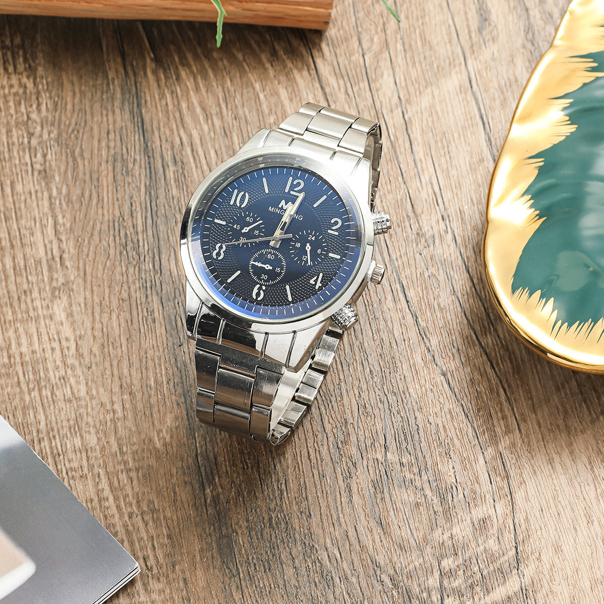 Men's Business Bracelet & Necklace Watch Basket