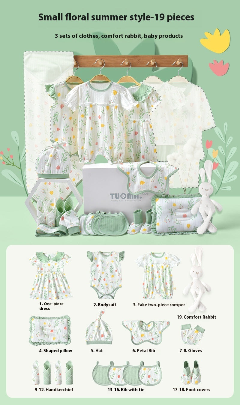 Babies Newborn Summer Thin Floral Gift Box