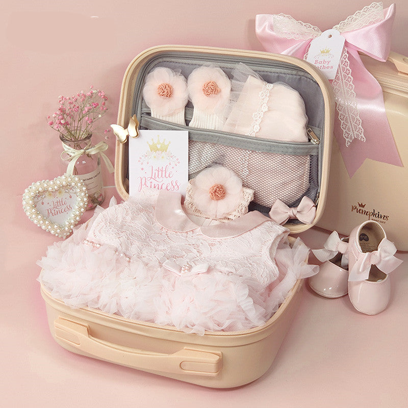 Baby High-End Gift Box Little Princess Dress Lace Dress