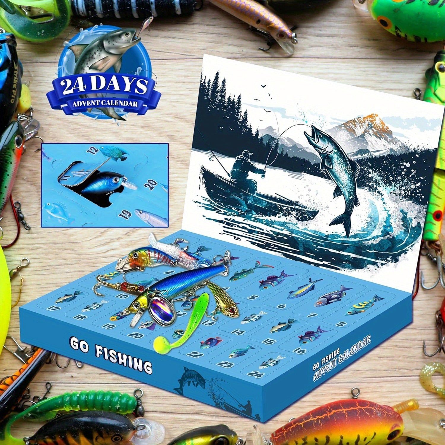 Fishing Lure Gift Box for Fishing Lovers