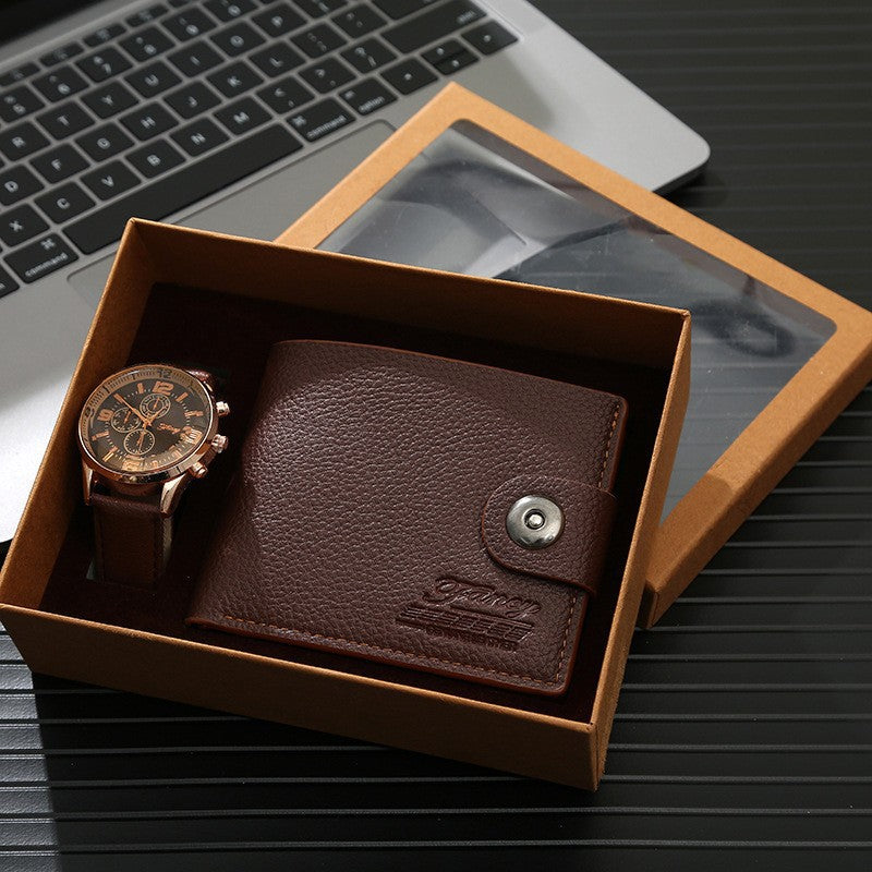 Men's Business Watch Belt Gift Basket