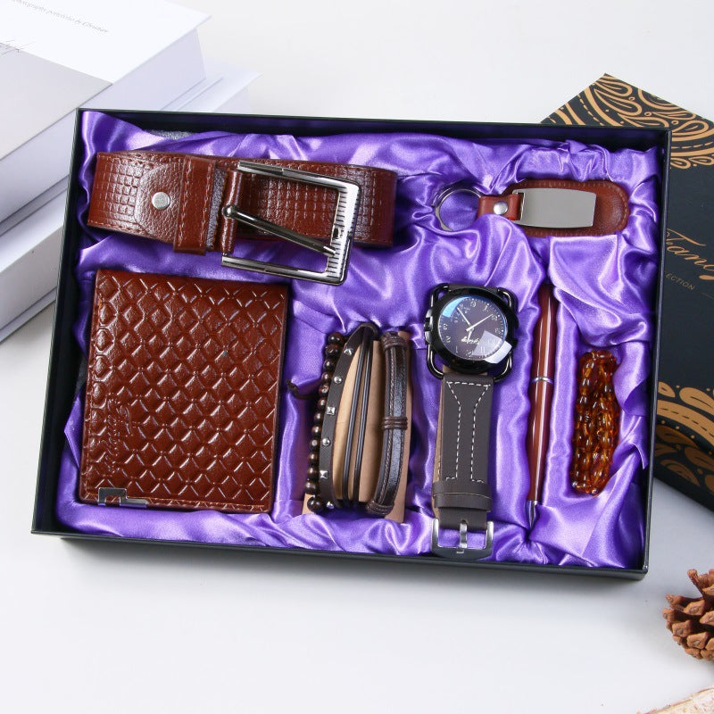 Men's Business Watch Belt Gift Basket