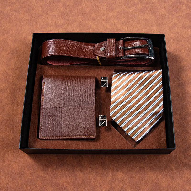 Men's Business Watch Belt Gift Basket