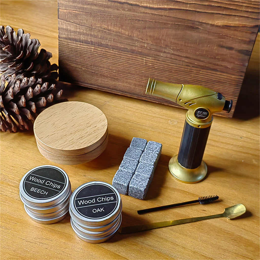 Wooden Cocktail Smoke Maker Gift Box