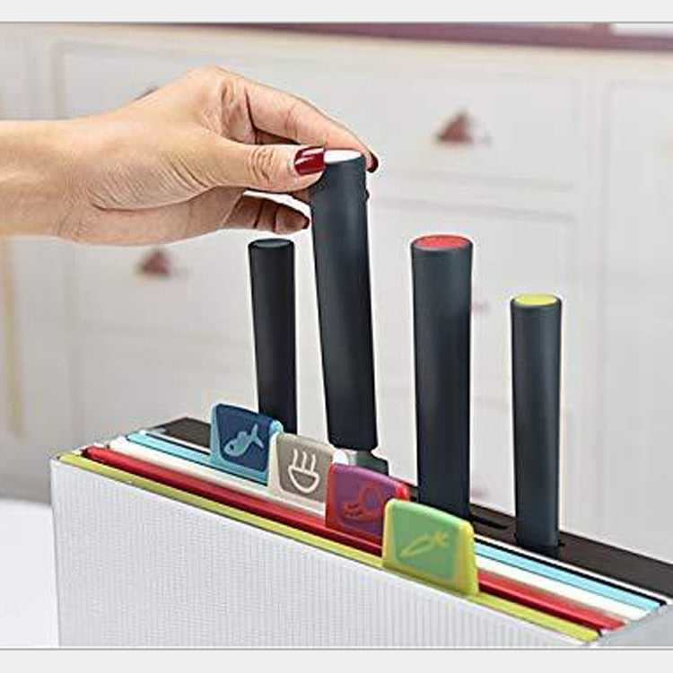 Stainless Steel Knife With Cutting Board Gift Box