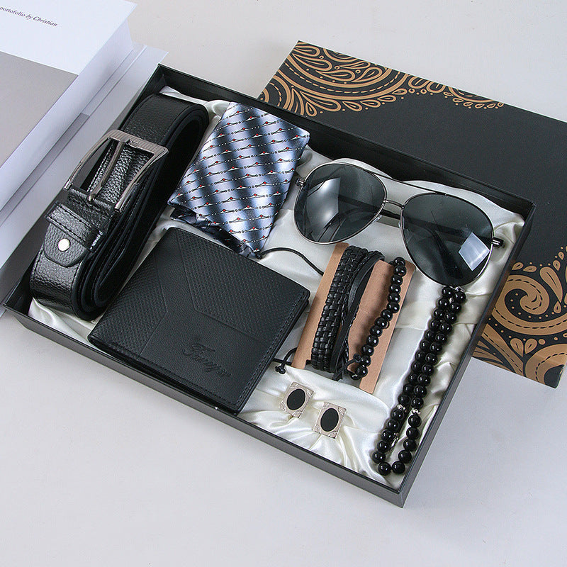 Men's Business Watch Belt Gift Basket
