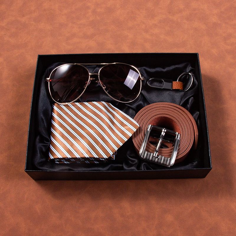 Men's Business Watch Belt Gift Basket
