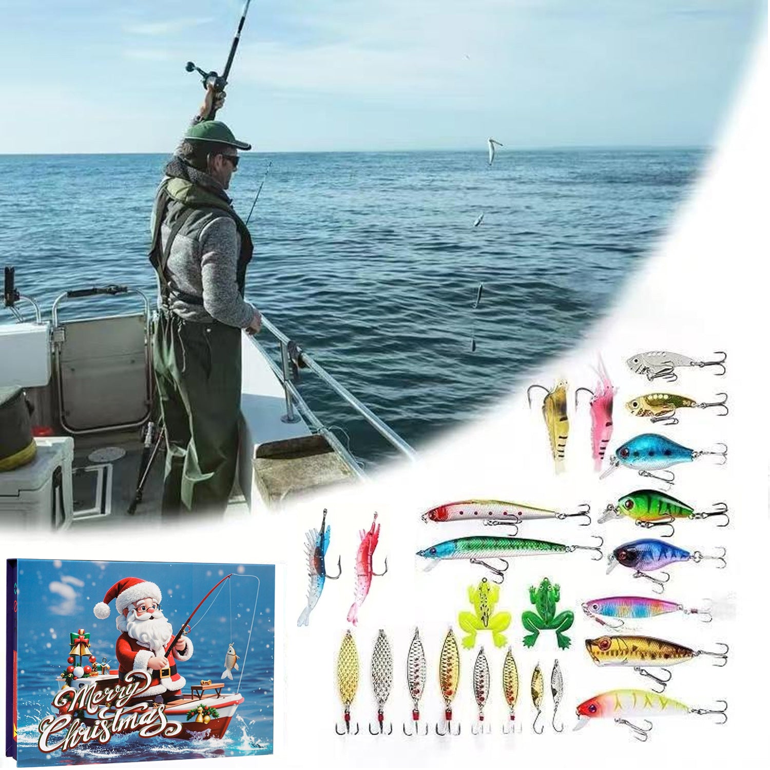 Fishing Blind Fishing Enthusiasts Fishing Bait Gift Box