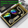 Wristwatch Glasses Men's Watch Business Gift Box