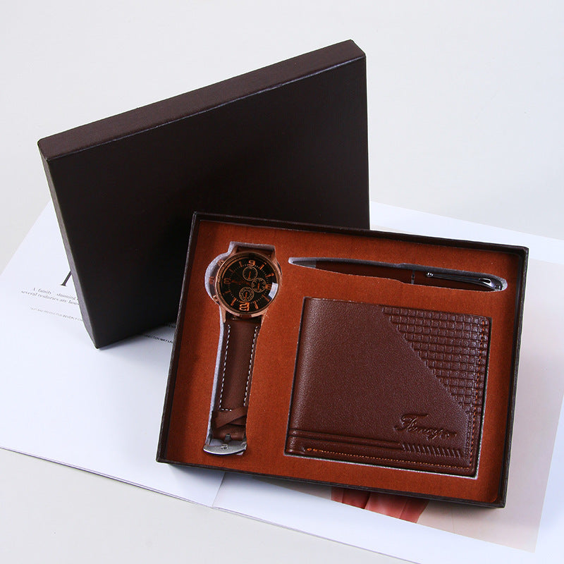 Men's Business Watch Belt Gift Basket